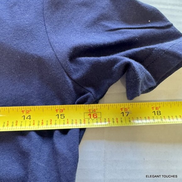 Dallas Cowboys Women's T Shirt Top S Blue V-Neck Soft Knit Licensed NFL Tee - Picture 5 of 6